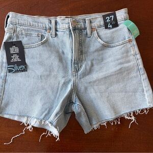 Silver Jeans Light Blue Cutoff Denim Shorts
